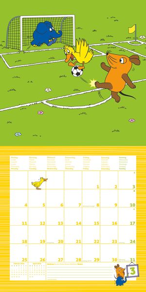 'Die Maus 2024 - Broschürenkalender 30x30 cm (30x60 geöffnet 