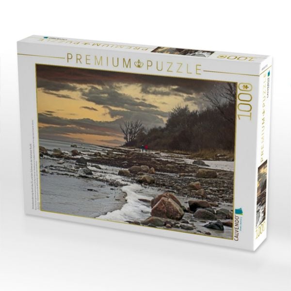 Produktbild: CALVENDO Puzzle Strandwanderung durch das Eis und den Schnee an der Wismarer Bucht | 1000 Teile Lege-Gr&ouml;&szlig;e 64x48cm Foto-Puzzle f&uuml;r gl&uuml;ckliche Stunden