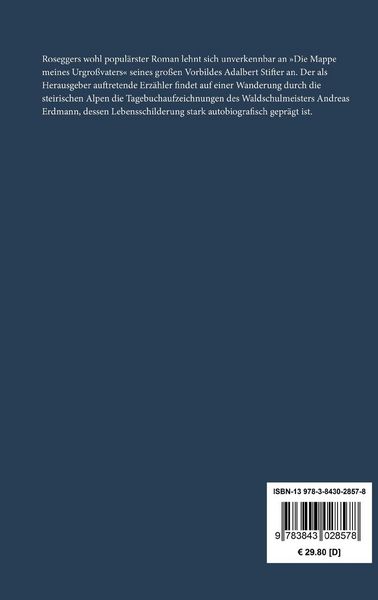 Produktbild: Die Schriften des Waldschulmeisters