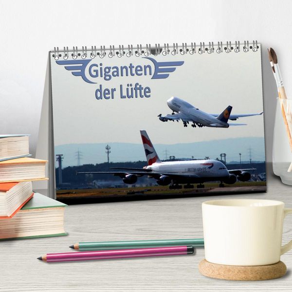 Produktbild: Giganten der L&uuml;fte (Tischkalender 2026 DIN A5 quer), CALVENDO Monatskalender