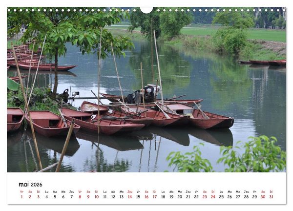 Produktbild: Vietnam du Nord au Sud (Calendrier mural 2026 DIN A3 vertical), CALVENDO calendrier mensuel