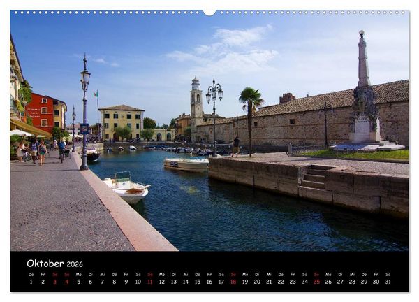 Produktbild: Lazise und Umgebung (hochwertiger Premium Wandkalender 2026 DIN A2 quer), Kunstdruck in Hochglanz