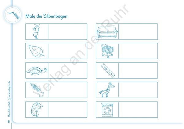 Produktbild: Mein Silben-Heft