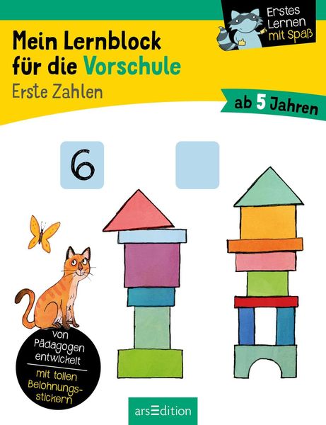 Produktbild: Mein Lernblock f&uuml;r die Vorschule &ndash; Erste Zahlen