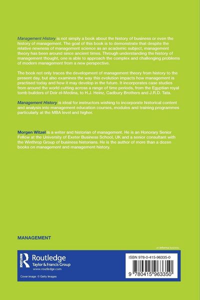 Produktbild: Management History