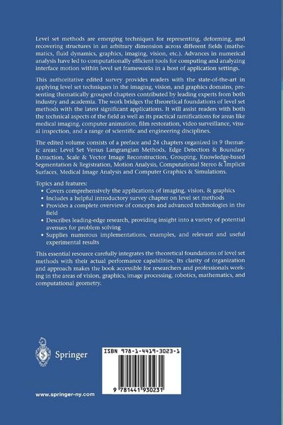Produktbild: Geometric Level Set Methods in Imaging, Vision, and Graphics