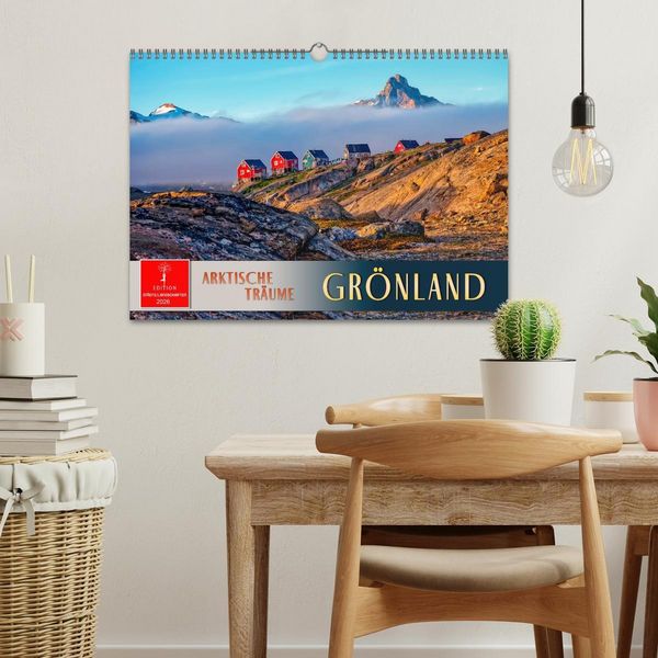 Produktbild: Gr&ouml;nland - Arktische Tr&auml;ume (Wandkalender 2026 DIN A3 quer), CALVENDO Monatskalender