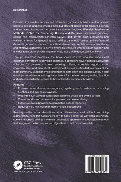 Produktbild: Wavelet Subdivision Methods