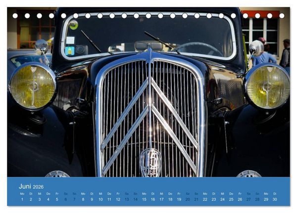 Produktbild: Citroen Traction Avant (Tischkalender 2026 DIN A5 quer), CALVENDO Monatskalender