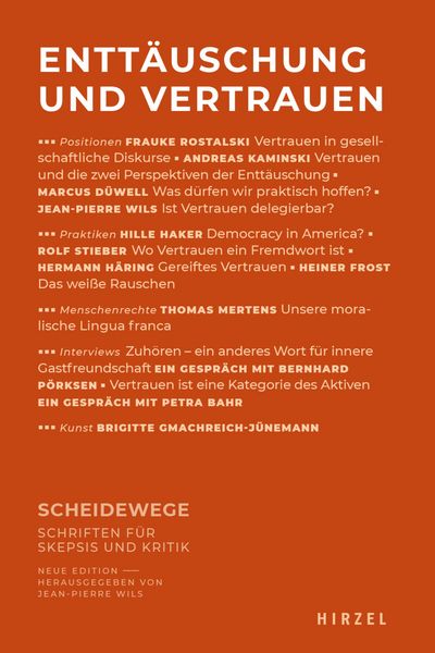 Produktbild: Entt&auml;uschung und Vertrauen