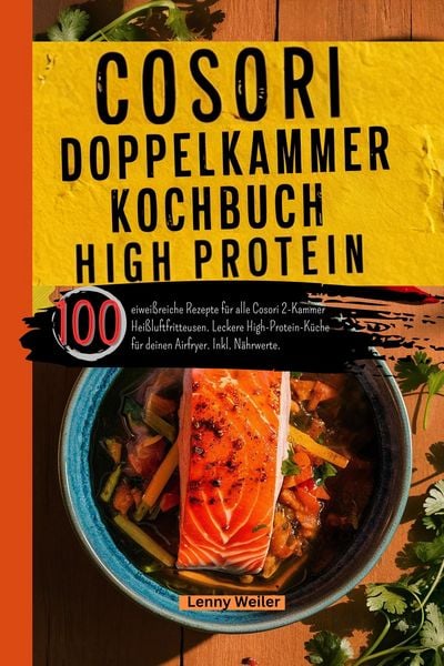 Produktbild: Cosori Doppelkammer Kochbuch High Protein
