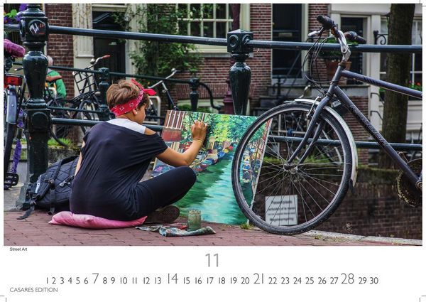 Produktbild: Amsterdam Kalender 2027 &ndash; Wandkalender | Fotokalender |Niederlande |Mitteleuropa 35x50cm - Atemberaubende Fotos von Amsterdams Sehensw&uuml;rdigkeiten, Kan&auml;len und kulturellen Highlights.