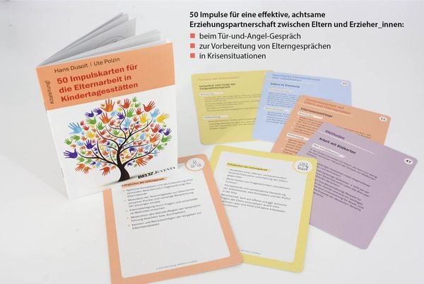 Produktbild: 50 Impulskarten f&uuml;r die Elternarbeit in Kindertagesst&auml;tten
