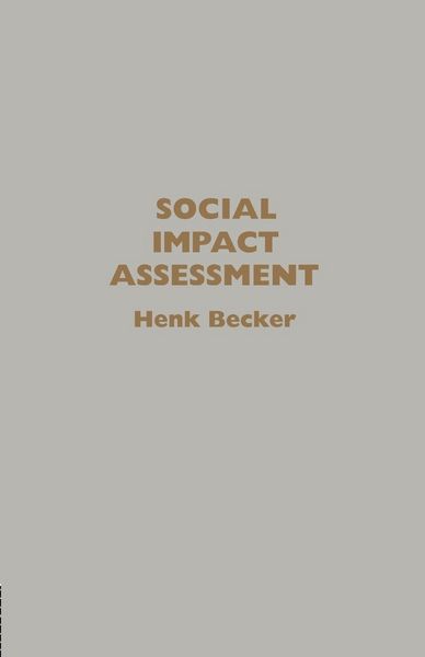 Produktbild: Social Impact Assessment