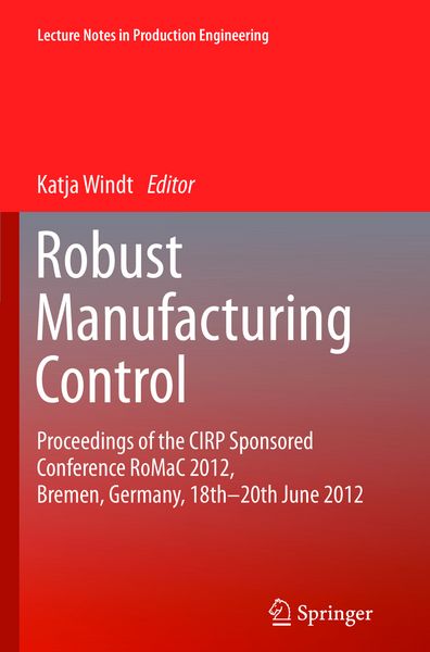 Produktbild: Robust Manufacturing Control