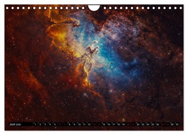 Produktbild: Deepsky XVII (Wandkalender 2026 DIN A4 quer), CALVENDO Monatskalender
