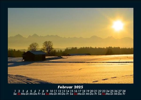 Produktbild: Sonnenuntergang 2025 Fotokalender DIN A5