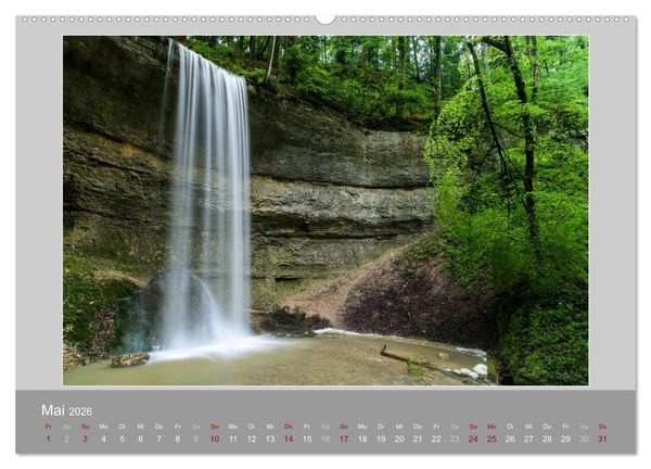 Produktbild: Schweiz - Impressionen der idyllischen Bergwelt im Laufe der Jahreszeiten (Wandkalender 2026 DIN A2 quer), CALVENDO Monatskalender