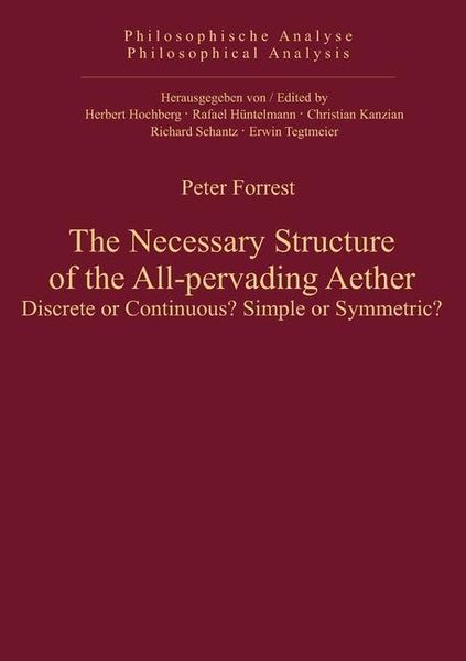 Produktbild: The Necessary Structure of the All-pervading Aether