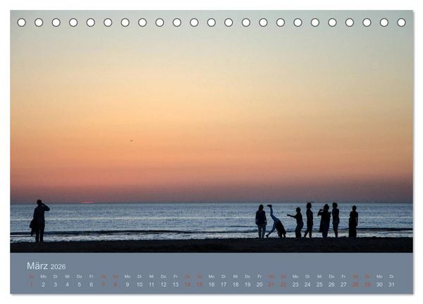 Produktbild: Tag am Meer (Tischkalender 2026 DIN A5 quer), CALVENDO Monatskalender
