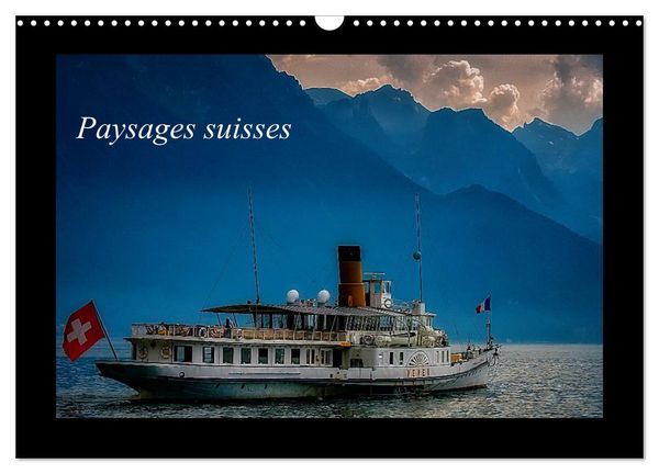 Produktbild: Paysages suisses (Calendrier mural 2026 DIN A3 vertical), CALVENDO calendrier mensuel