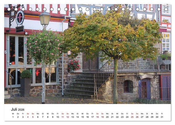 Produktbild: Idstein Perle im Taunus (Tischkalender 2026 DIN A5 quer), CALVENDO Monatskalender