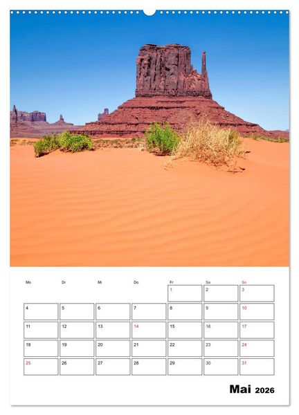 Produktbild: USA S&uuml;dwest Facettenreiche Landschaften (Wandkalender 2026 DIN A2 hoch), CALVENDO Monatskalender
