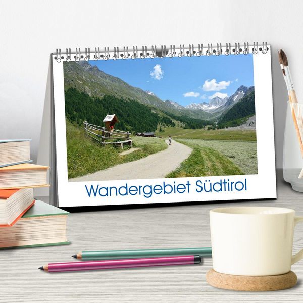 Produktbild: Wandergebiet S&uuml;dtirol (Tischkalender 2026 DIN A5 quer), CALVENDO Monatskalender