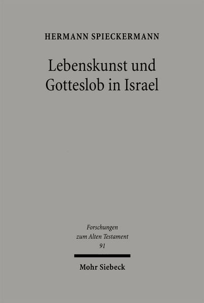 Produktbild: Lebenskunst und Gotteslob in Israel