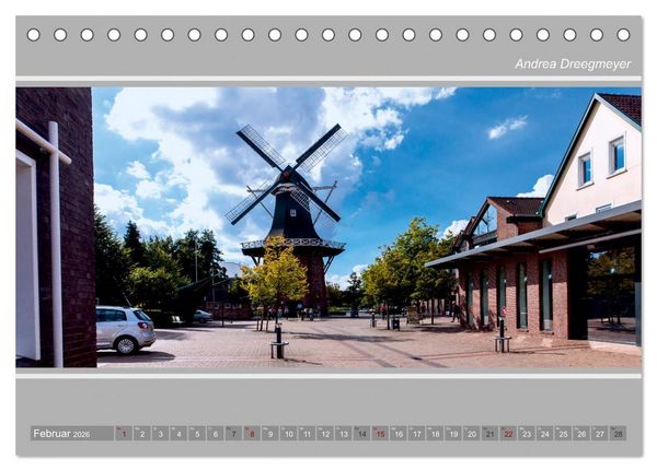 Produktbild: Papenburg-Panorama (Tischkalender 2026 DIN A5 quer), CALVENDO Monatskalender