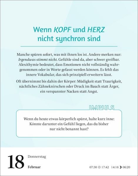 Produktbild: Der Psychologie-Kalender Tagesabrei&szlig;kalender 2027 - Endlich wissen, wie wir ticken