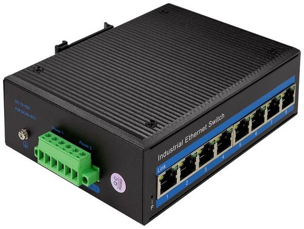 Produktbild: LogiLink NS203 NS203 Industrial Ethernet Switch 8 Port 10 / 100 / 1000MBit/s
