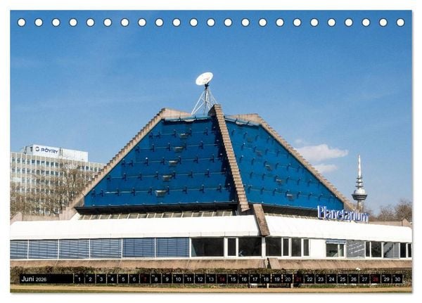 Produktbild: Mannheim Modern. Zeitgen&ouml;ssische Architektur in der Quadratestadt. (Tischkalender 2026 DIN A5 quer), CALVENDO Monatskalender