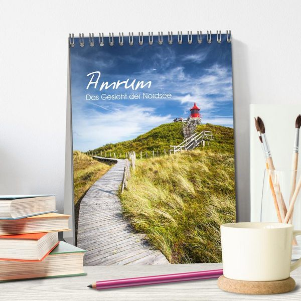 Produktbild: Amrum - Das Gesicht der Nordsee (Tischkalender 2026 DIN A5 hoch), CALVENDO Monatskalender