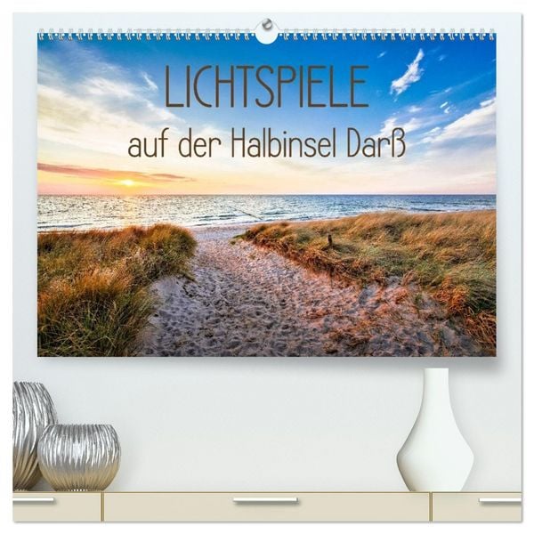 Produktbild: Lichtspiele auf der Halbinsel Dar&szlig; (hochwertiger Premium Wandkalender 2026 DIN A2 quer), Kunstdruck in Hochglanz