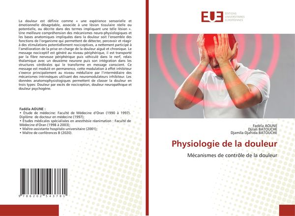 Produktbild: Physiologie de la douleur