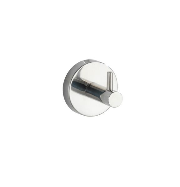 Produktbild: Wandhaken Uno Mod. Bosio Edelstahl gl&auml;nzend 2er Set, rostfrei