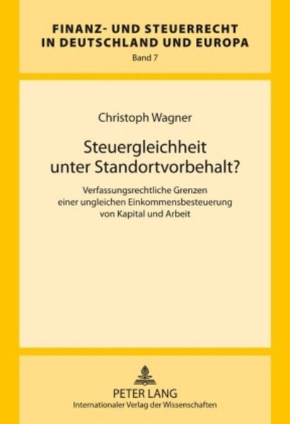 Produktbild: Steuergleichheit unter Standortvorbehalt?