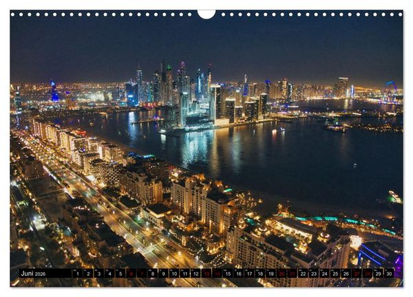 Produktbild: Dubai Panoramen (Wandkalender 2026 DIN A3 quer), CALVENDO Monatskalender