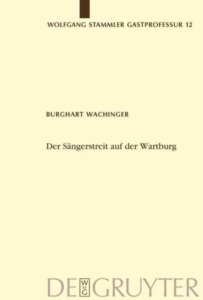 Produktbild: Der S&auml;ngerstreit auf der Wartburg