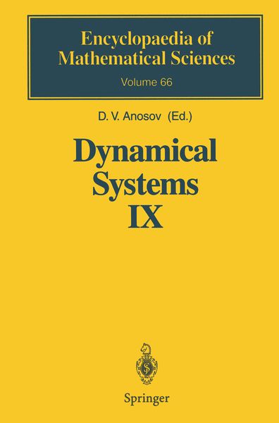 Produktbild: Dynamical Systems IX