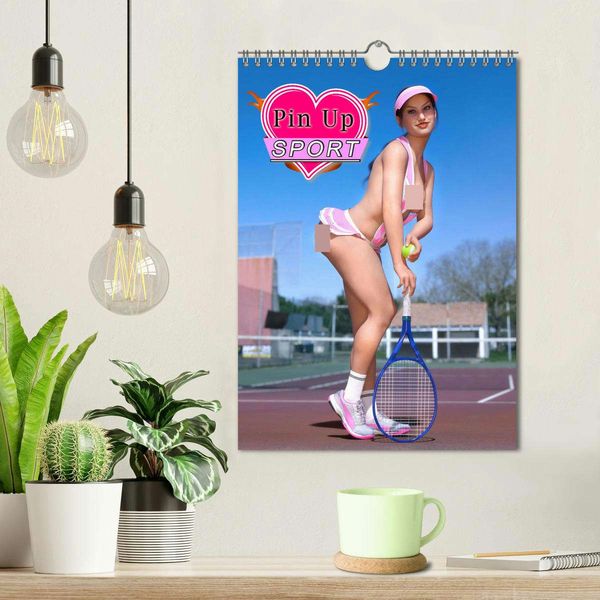 Produktbild: Pin Up Sport (Wandkalender 2026 DIN A4 hoch), CALVENDO Monatskalender