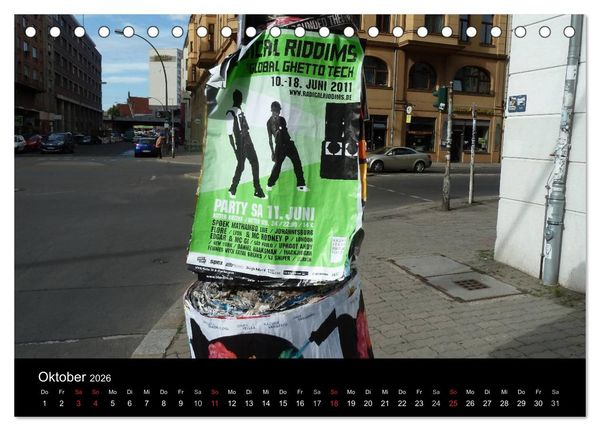Produktbild: Alternativer Berlinkalender (Tischkalender 2026 DIN A5 quer), CALVENDO Monatskalender