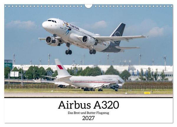 Produktbild: Airbus A320 Das Brot und Butter Flugzeug (Wandkalender 2027 DIN A3 quer), CALVENDO Monatskalender