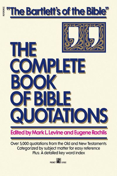 Produktbild: Comp Bk Of Bible Quotations Or