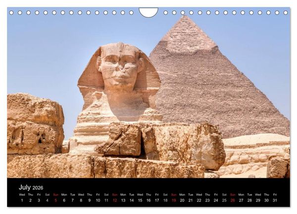 Produktbild: Egypt (Wall Calendar 2026 DIN A4 landscape), CALVENDO 12 Month Wall Calendar