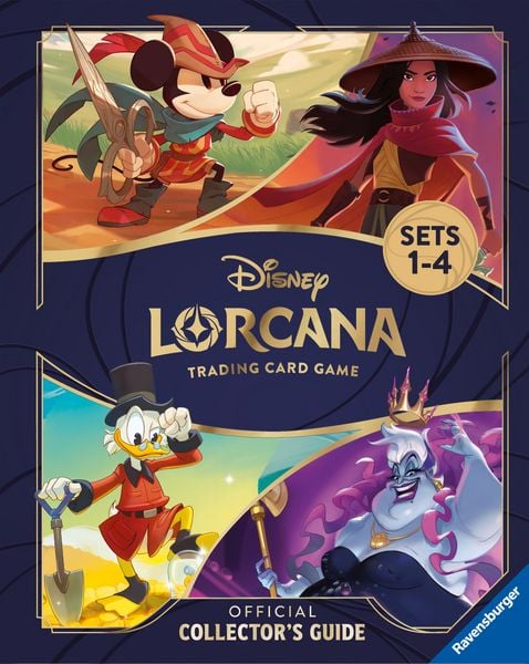 Disney Lorcana Trading Card Game - Official Collector's Guide: Sets 1-4 EN, Gebundene Ausgabe von , Ravensburger Verlag GmbH, 9783380000051