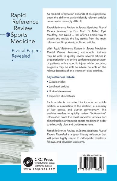 Produktbild: Rapid Reference Review in Sports Medicine