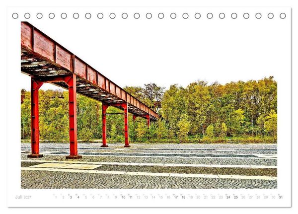Produktbild: Zeche Zollverein. Weltkulturerbe. (Tischkalender 2027 DIN A5 quer), CALVENDO Monatskalender
