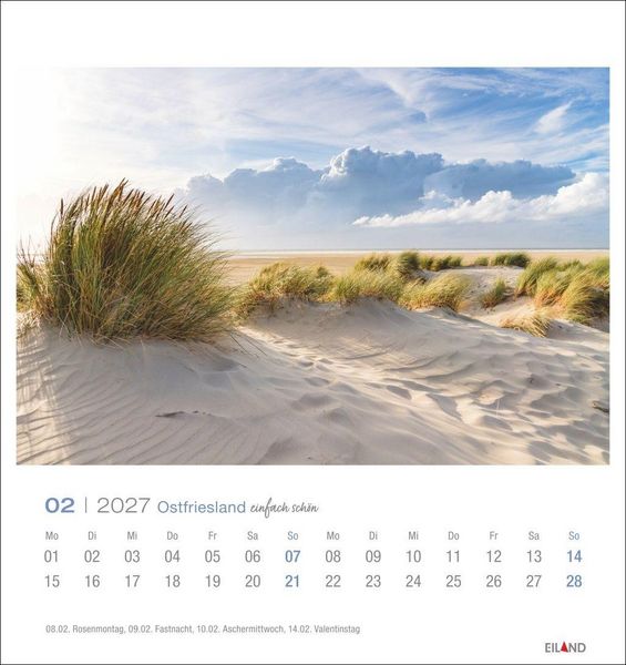 Produktbild: Ostfriesland Postkartenkalender 2027 - einfach sch&ouml;n